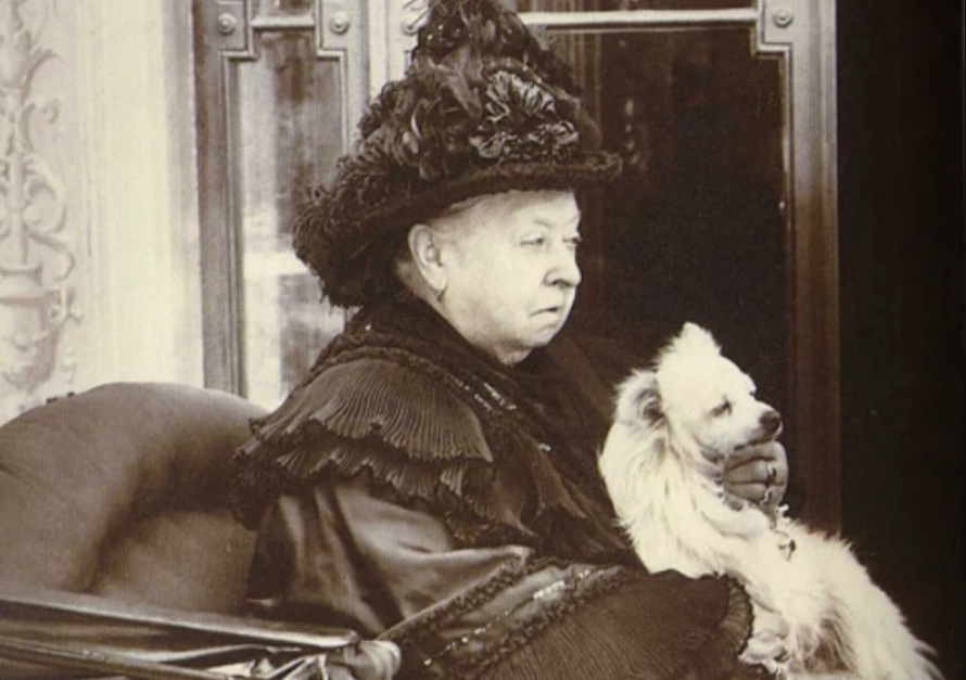 Queen Victoria and her Pomeranian